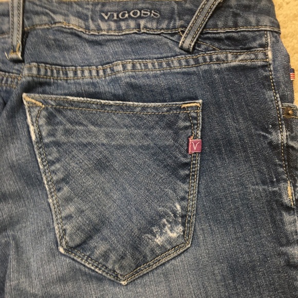 Vigoss Distressed Jeans Thompson Double Roll Cuff - Picture 9 of 13